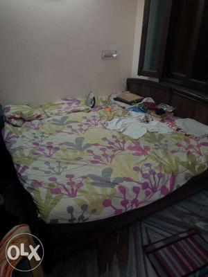 Double size box type wooden Bed.in very good