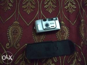 Gray Film Camera With Case