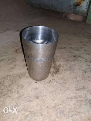 Gray Steel Drinking Cup