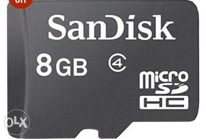 New 8gb Sandisk Memory Card