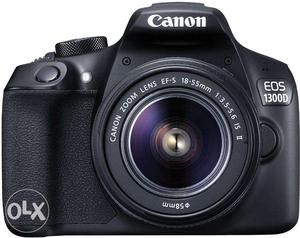 New Canon EOS D DSLR Camera with  mm & mm