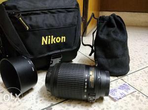 Nikon DSLR Lens with Bag & hood