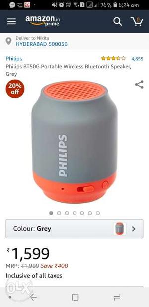 Philips bluetooth speaker