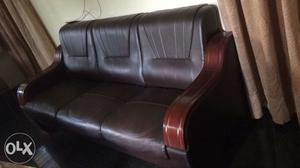 Royal Oak Leather sofa 3+1+1
