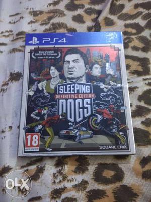 Sleeping dogs in very great condition ps4 game case