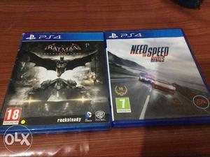 Two Sony PS4 Game Cases