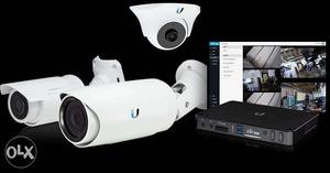 White CCTV Camera Kit