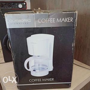 White Cookworks Coffee Maker Box