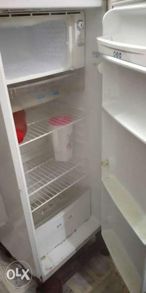 White full cooling fridge