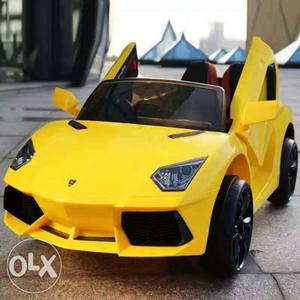 Yellow And Black Ride On Toy Car