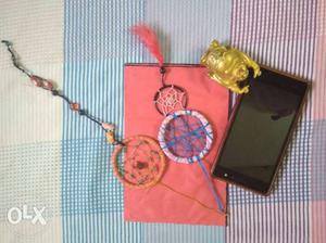 2 set of dreamcatcher and one piece of foldable