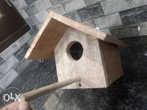 Bird house made of wood, good quality and design.