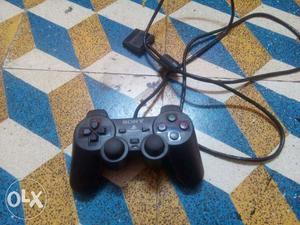 Black Sony PS2 Game Controller