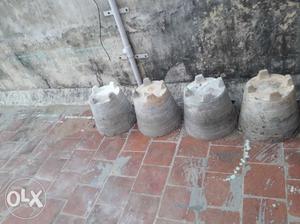 Cement flowerpots 4