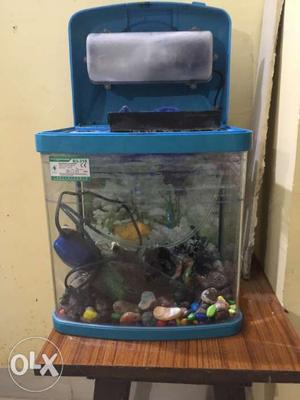 Fish aquarium with filter and aur pump for sale