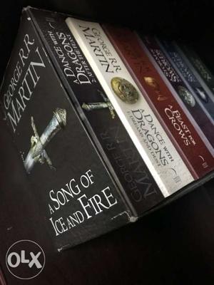 Game of thrones set of 7 books brand new
