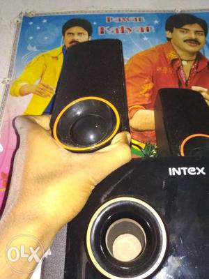 Intex speakers bluetooth support and 2 months used