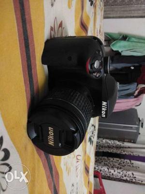 Nikon d almost new with kit lens and bag