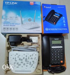 TP-Link Router + Beetel Telephone