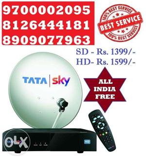Tata Sky HD Box New Connection With One Month Free 238
