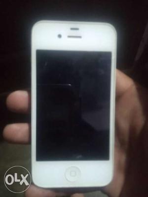 White IPhone 4 With Black Case