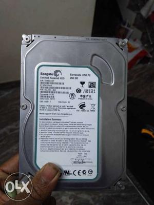 White Seagate Hard Disk Drive