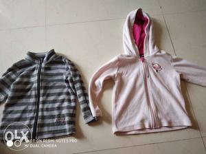 2 winter jackets for 2 -4 years girl child