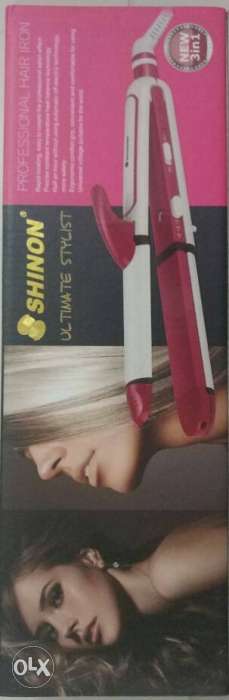 3 in 1 Japanese Brand Shinon Hair Straightener / Crumpler /