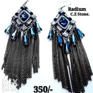 350/- Radium & C.z Stone Earring.