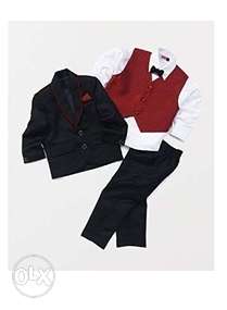 4 piece suit for 6 to 12 months baby boy, only