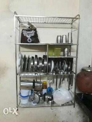 A branded bartan shelf bought only 4 months ago
