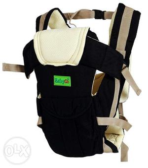 Baby Carrier with Comfortable Head Support and Buckle Straps
