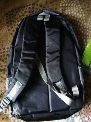 Bag Black And Gray Backpack