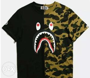 Bape Shark face tee shirt (not used)