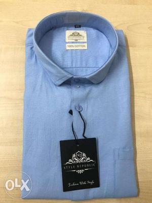Being Men's Cotton Casual Shirt/ 100% Cotton/ Casual Royal