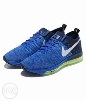 Blue-and-black Nike Shoes all size