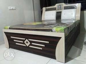 Brand new white double bed comfortable back
