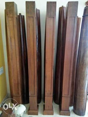 Brown Wooden Balusters