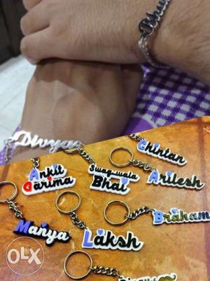 Customised keychain and product gifts for love