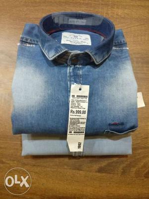 Fix priz unused new denim shirt