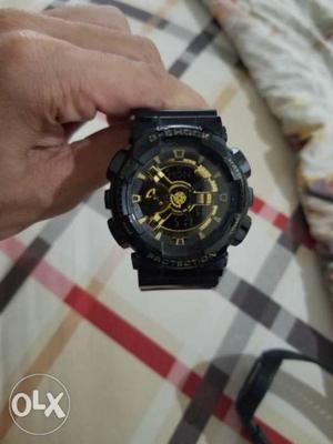 G shock - black and gold edition