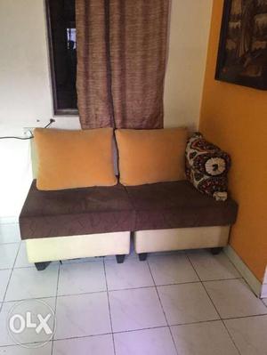 Gently used sofa - 2 seater