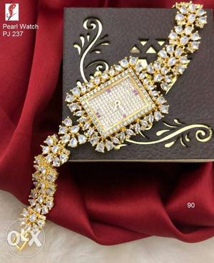 Gold-colored Women's Watch