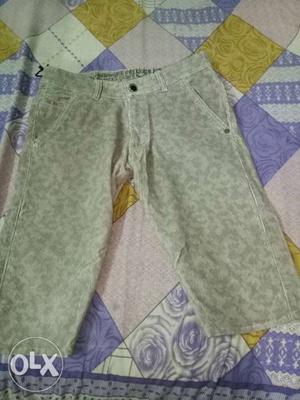 Gray And Green Sweat Pants