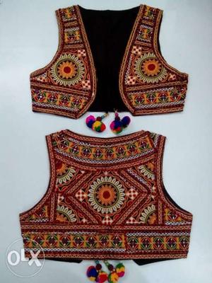 Jaipuri Embroidered Cotton Jacket  to 38
