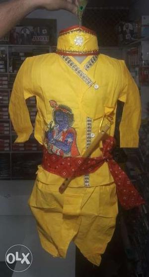 Janam Ashtami SpeciaL Krishna Dress 100% cotton