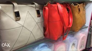 Ladies Hand bags for sale, shop is Located at