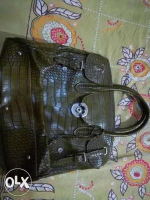 Leather party bag stylish