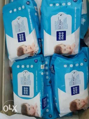 Mee mee wet wipes for baby...new stock...i have