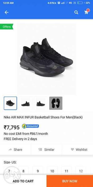 NIKE AIR MAX (shoes) got as a gift size,(UK=8)